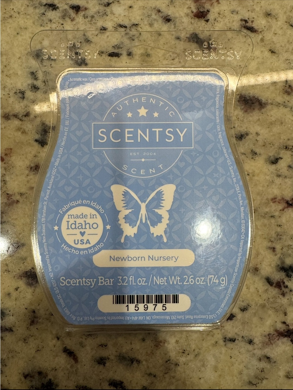 Scentsy Newborn Nursery Wax Bar - Light Blue